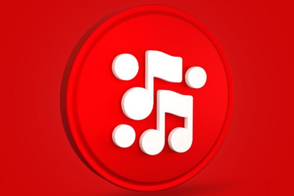 3D Render Music Icon: High-Quality Visuals