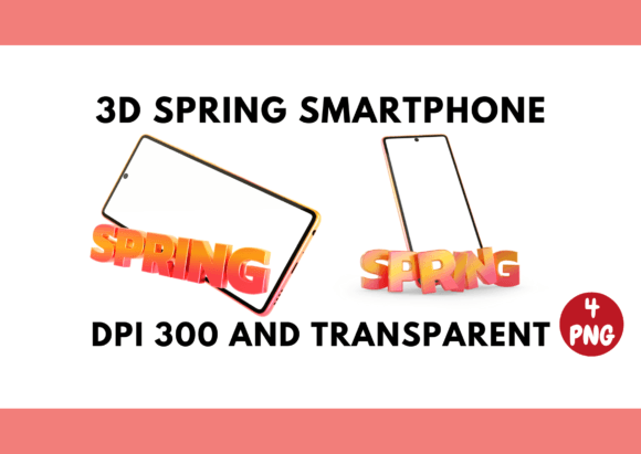 3D Render Spring Smartphone: A Visual Asset Guide
