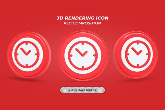 Bringing Time to Life with a 3D Alarm Clock Icon Concept 3D Model