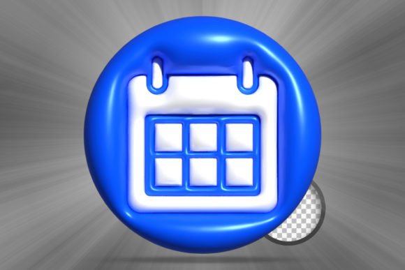 Elevating Digital Design: The Strategic Value of the Modern 3D Calendar Icon
