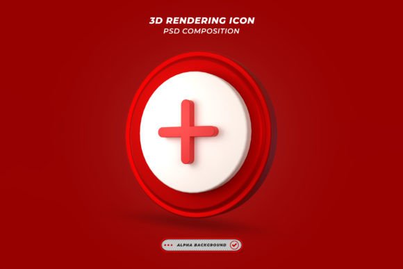 Elevating Digital Health Aesthetics: The Strategic Value of the Plus Medical Cross Round Button 3d Model