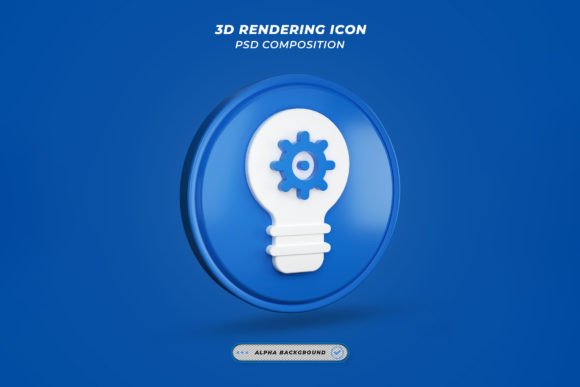Evaluating 3D Rendering Glossy Idea Icons for Modern Design Workflows