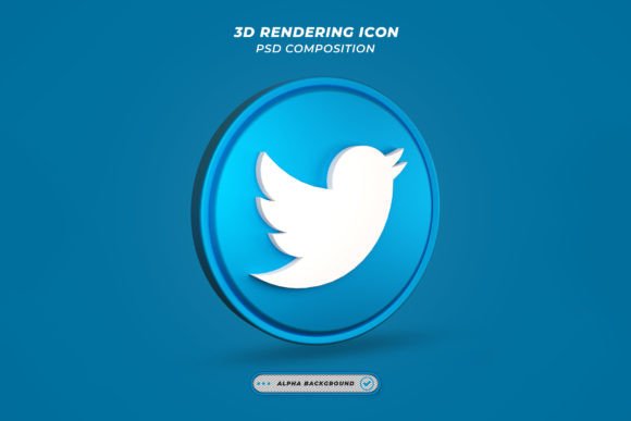 Evaluating 3D Rendering Glossy Twitter Icons for Modern Digital Design