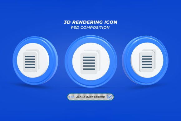 Evaluating List Book Icon in 3D Rendering for Professional Design Workflows