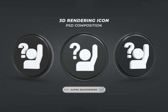 Evaluating the 3D Render User Question Icon for Professional Design Workflows