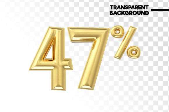 Gold Glossy Balloon: 47% Off Premium 3D Asset