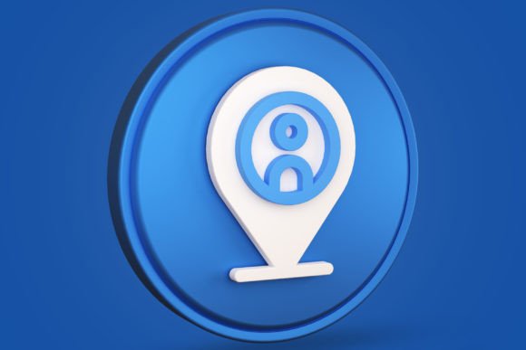 High-Quality 3D Render Location Icons