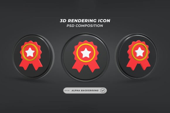 Mastering Professional Presentation with High-Quality 3D Render Badge Icons