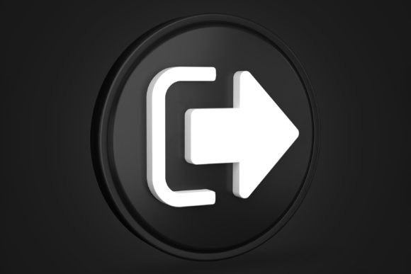 Mastering the 3D Render Log Out Sign Icon for Professional Presentations