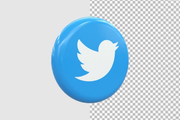 Mastering the 3D Twitter Icon Concept