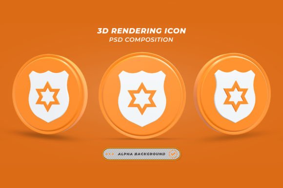 Mastering Visual Impact with Shield 3d Rendering Icon Concept 3d Mode