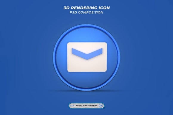 Polished 3D Glossy Message Icons for Modern Design