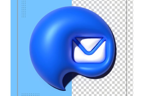 Strategic Visual Communication: Leveraging Mail Icon in 3D Rendering for Brand Clarity