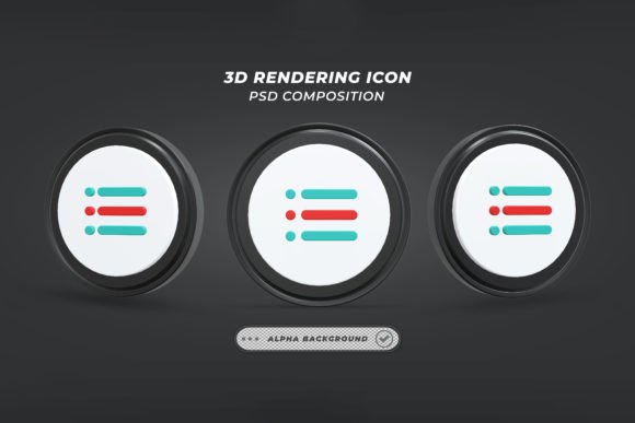 Streamlining Visual Communication with List Icon in 3D Rendering