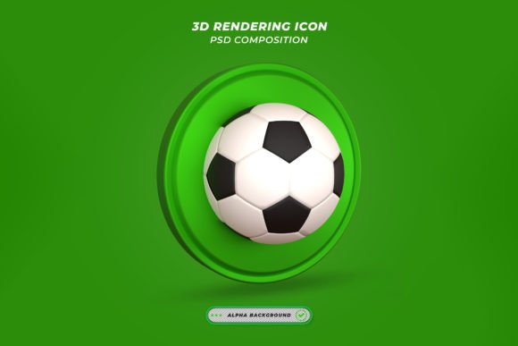 Unlocking Visual Impact with a 3D Render Football Icon